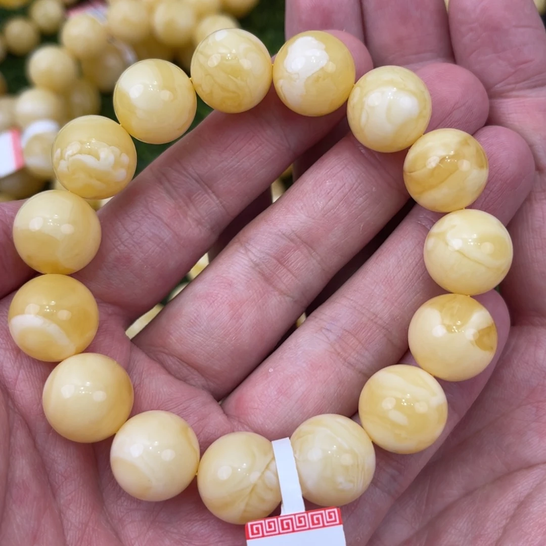未镶嵌琥珀手链蜜蜡手串卡14.8