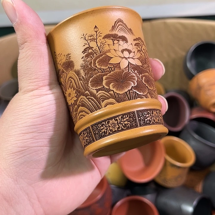 茶杯紫砂全手工紫砂主人杯