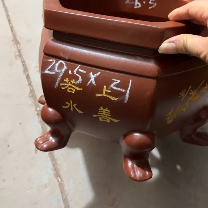 紫砂花盆紫砂花盆