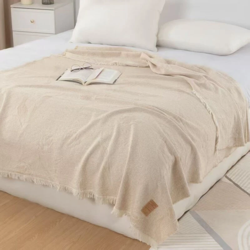 （花语）高端精品罗布麻麻王床盖200*230