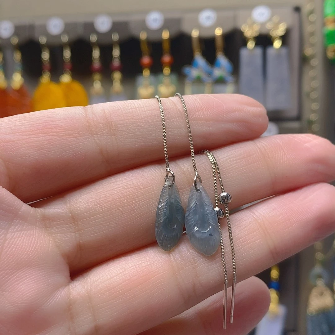 未镶嵌翡翠耳饰翡翠