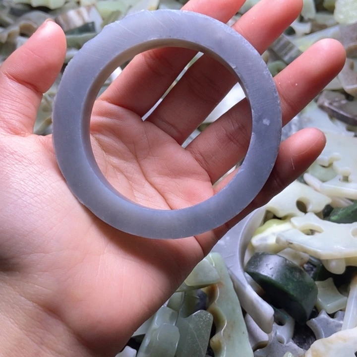 和田玉珠宝半成品未镶嵌毛*丛