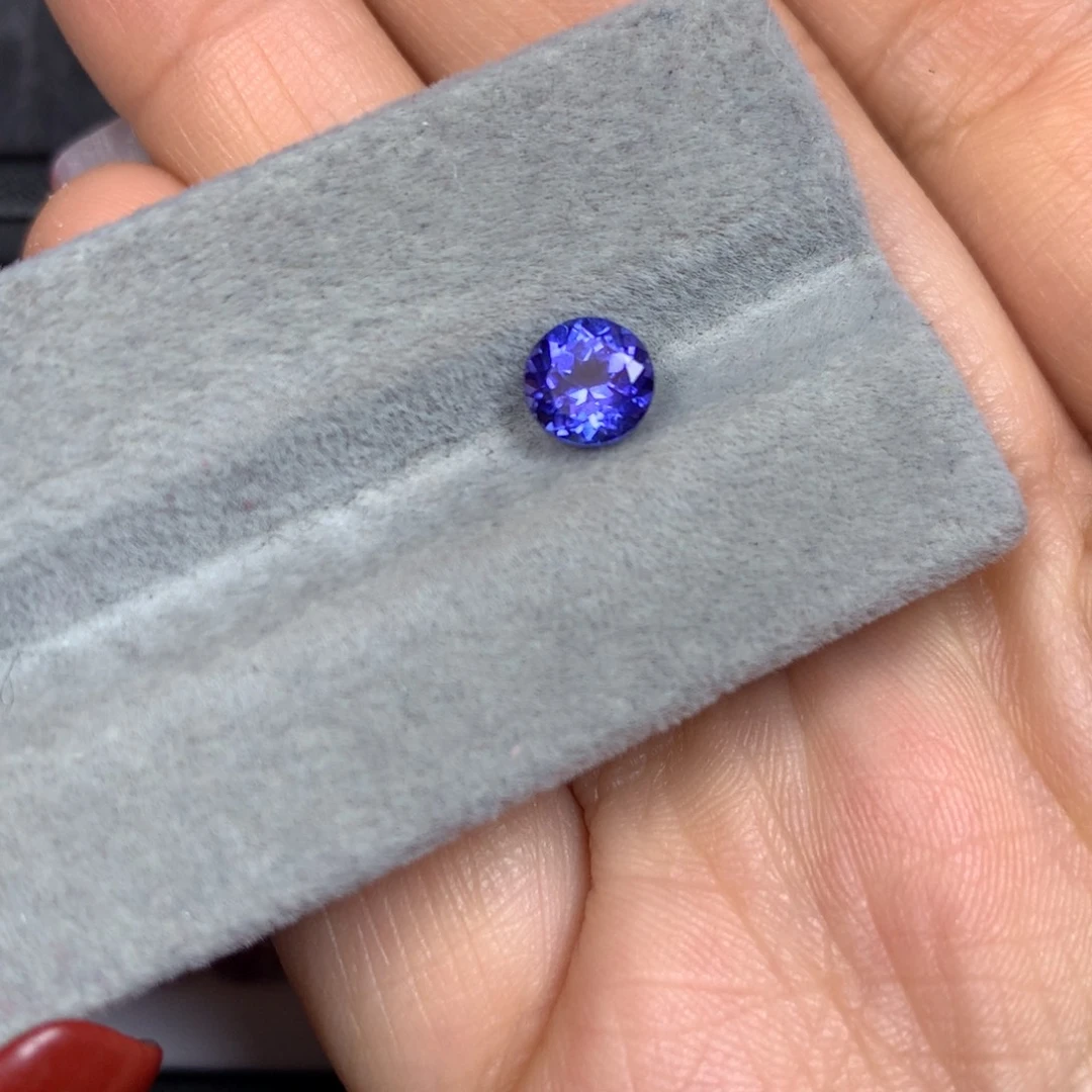 坦桑石裸石未镶嵌圆6坦桑石