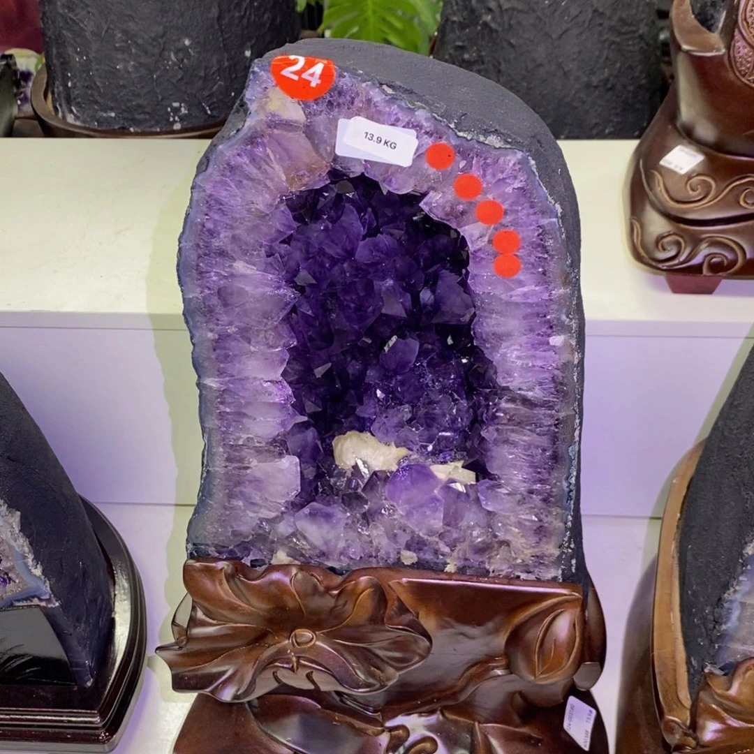 未镶嵌大型摆件（非配饰）紫晶