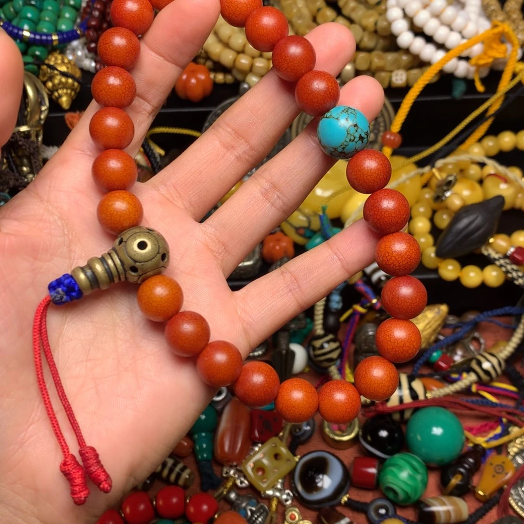 泥塑藏传文玩。小配饰