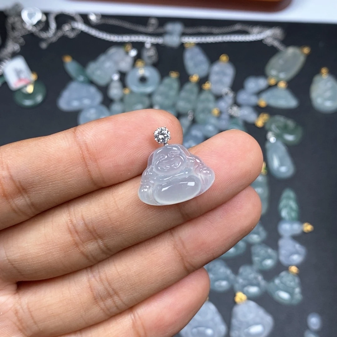 项圈18K金镶嵌翡翠