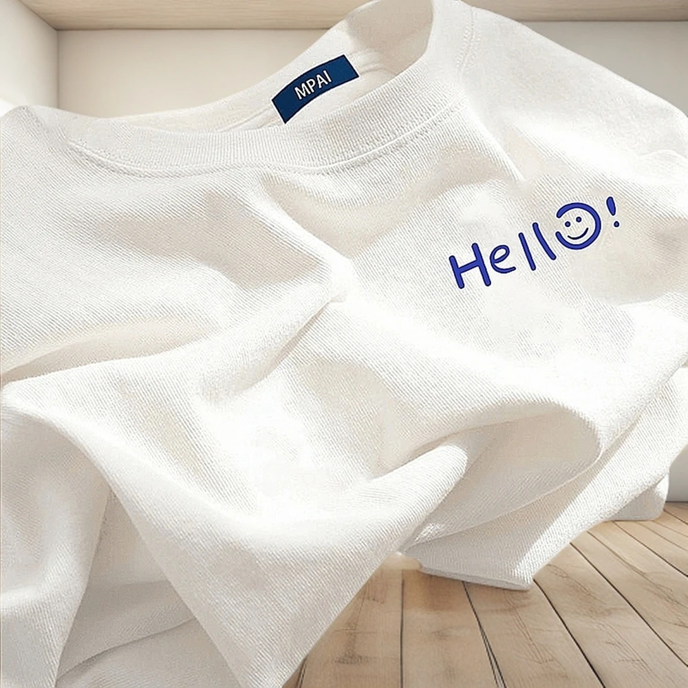 夏季新款t恤男士美式潮牌园领宽松ins潮流休闲半袖男装体恤衫