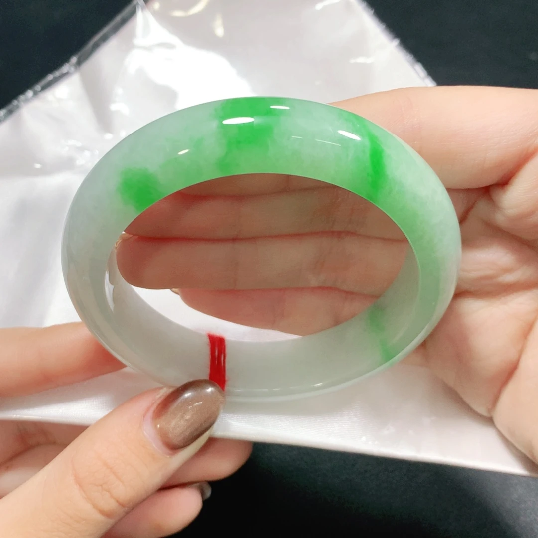 翡翠未镶嵌手镯56圈Z1003