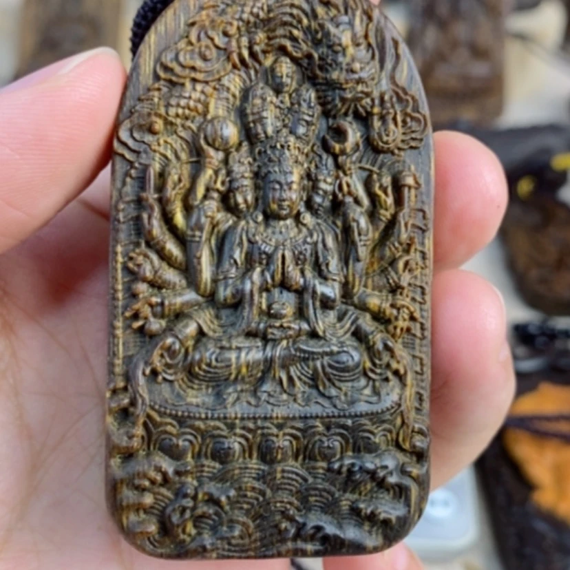 【闪购商品】木稳***节芽庄千手观音配养香罐