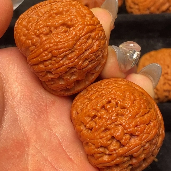 文玩核桃把件秦岭山脉核桃
