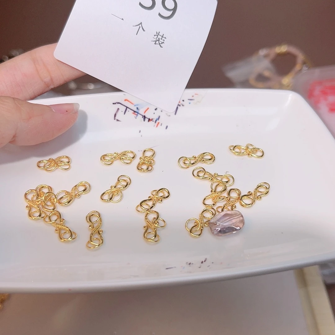 紫晶珠宝半成品银S925镀金镶嵌59