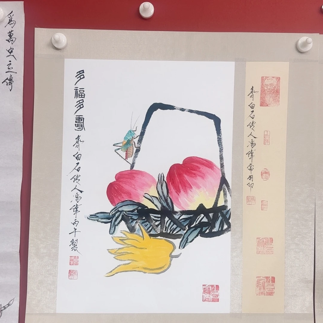 国画冯伟老师手绘作品