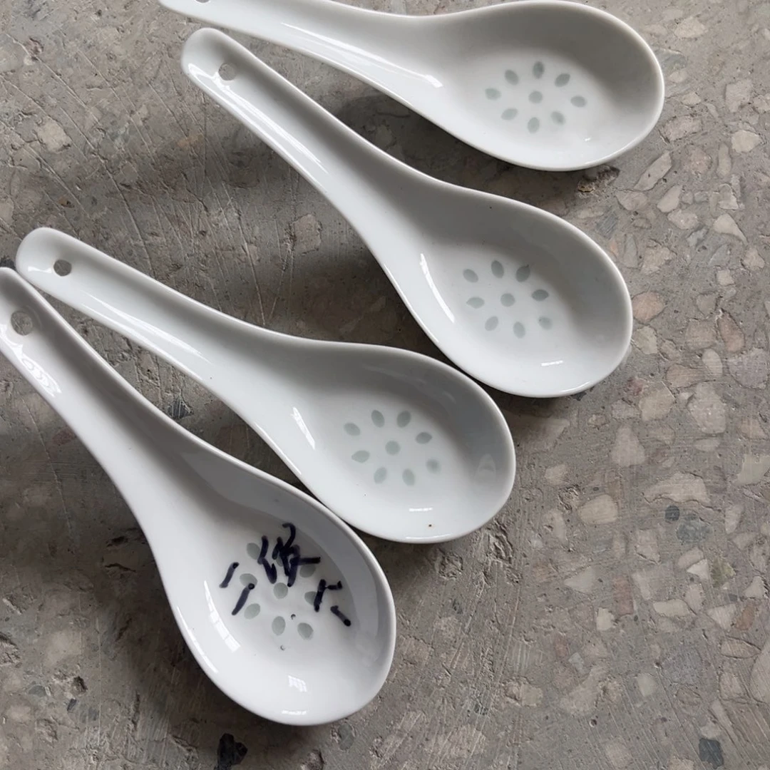 陶摆件景德镇高温细白瓷餐具