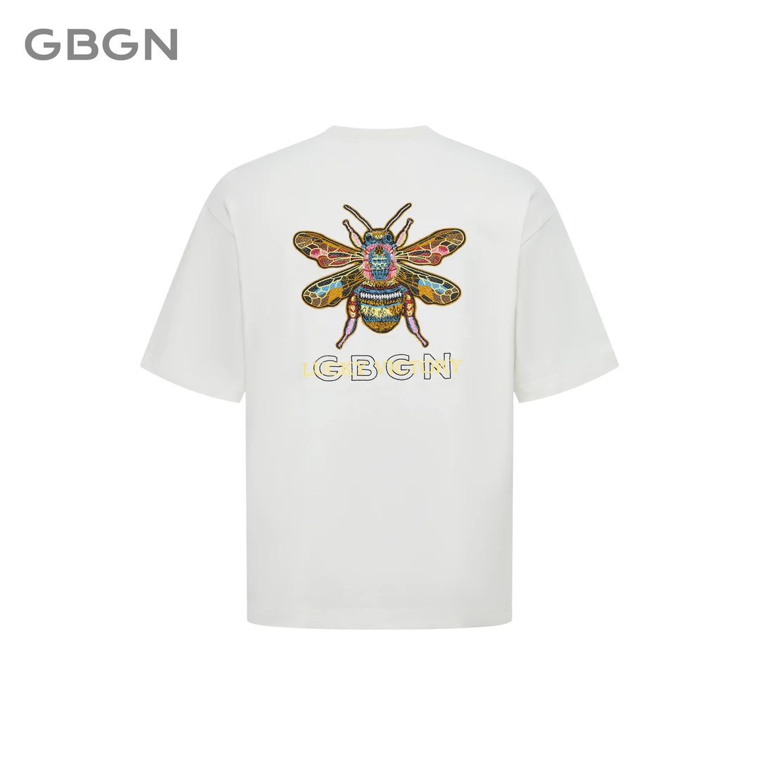 GBGN希伯来蜂王夏季新款短袖T恤刺绣款GBGN2071