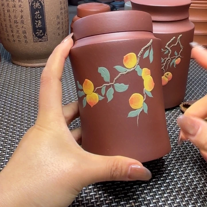 紫砂茶叶罐中高端紫砂茶叶罐