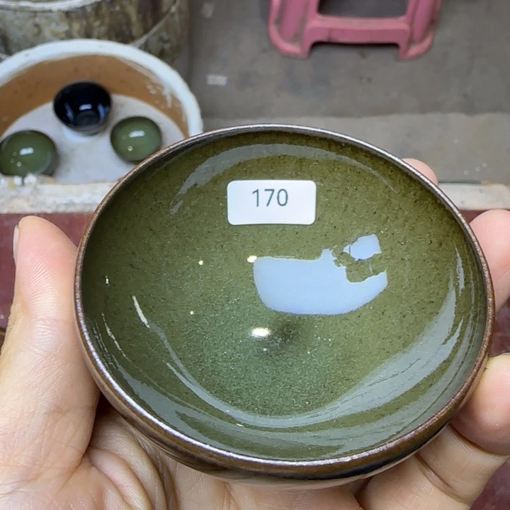 茶盏青钰龙窑茶具170