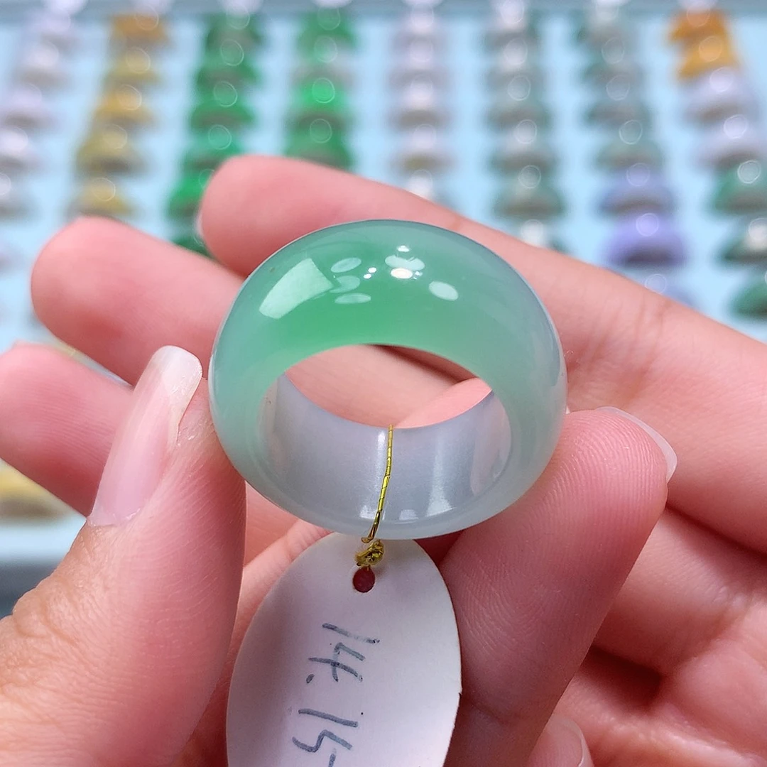 未镶嵌戒指翡翠1415圈