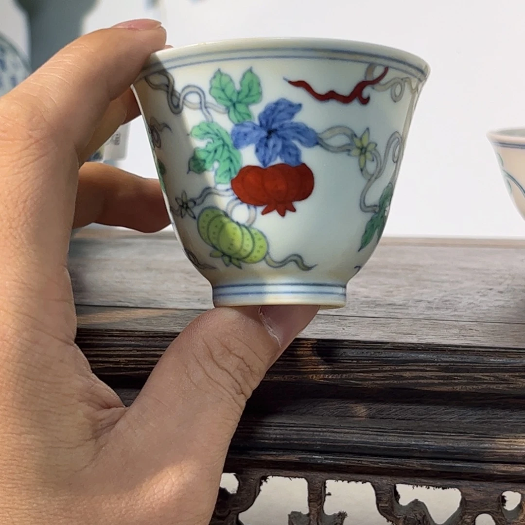 用***4摆件当代瓷器工艺品摆件666