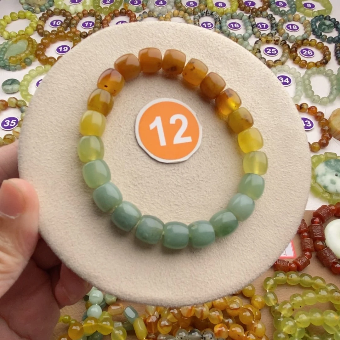 蛇纹石玉未镶嵌手串