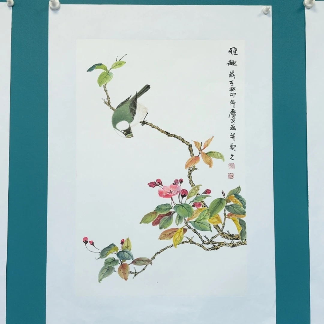 国画李庆友花鸟作品