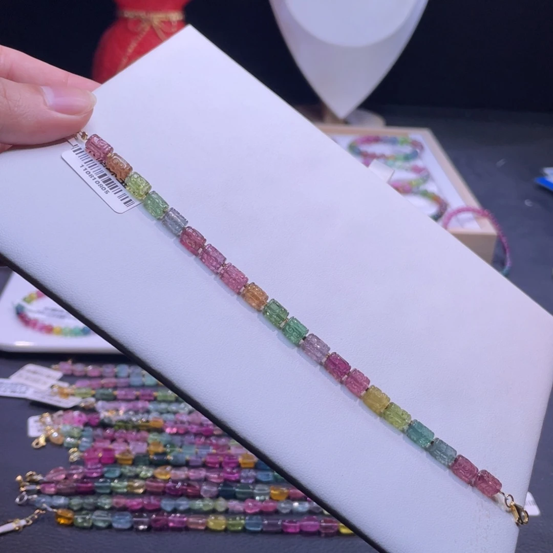 手链未镶嵌碧玺A3碧玺手串