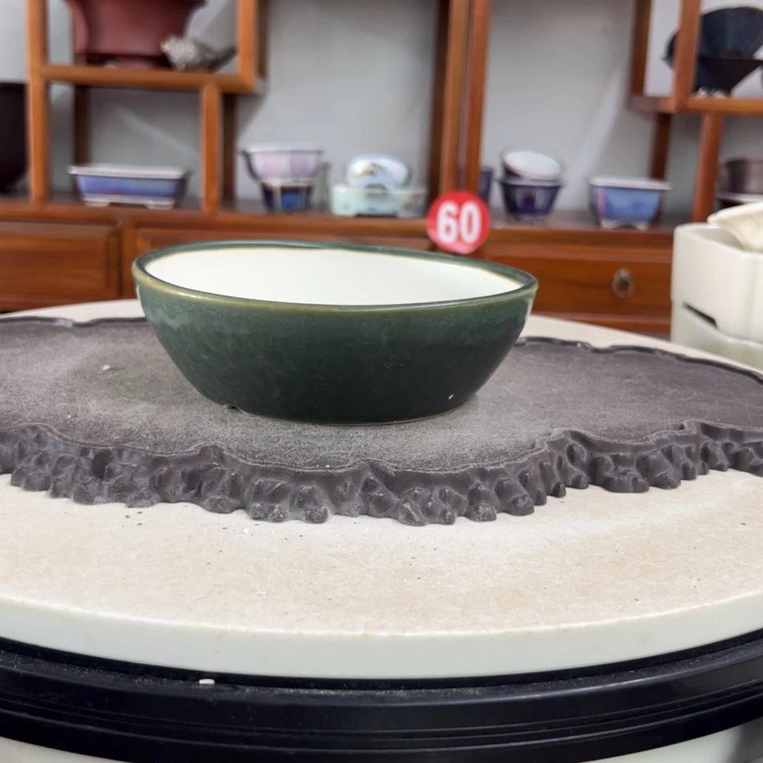 紫砂花盆瑕疵4.5-15。，z