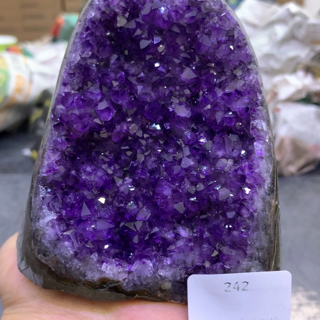 紫晶摆件未镶嵌紫晶242