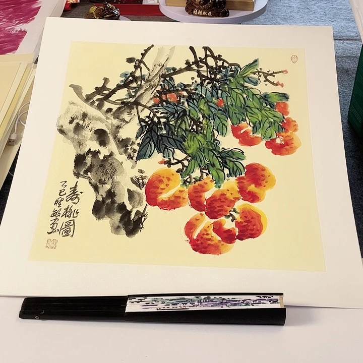 国画张圣敏先生纯手绘作品