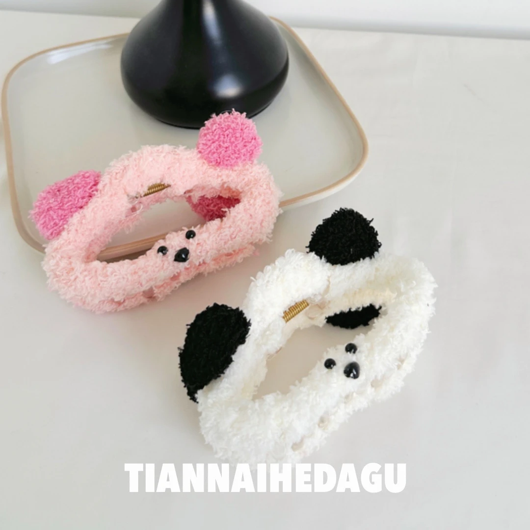 粉猪猪可爱大发抓 抓夹千金风甜美发夹少女风简约可爱卡通风气质