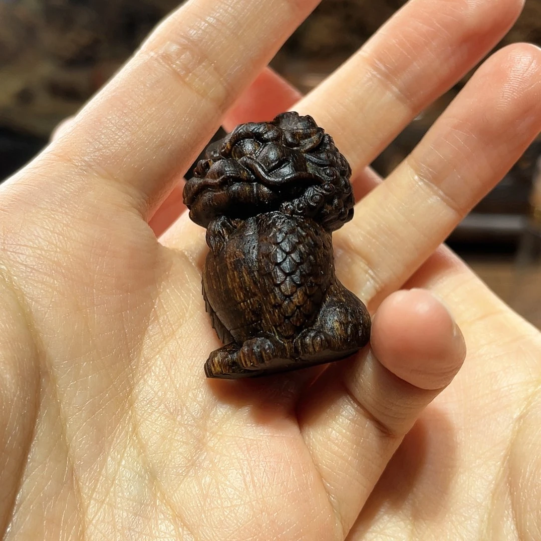 【闪购商品】沉香木吊坠夜***檬越南芽庄金丝白奇楠