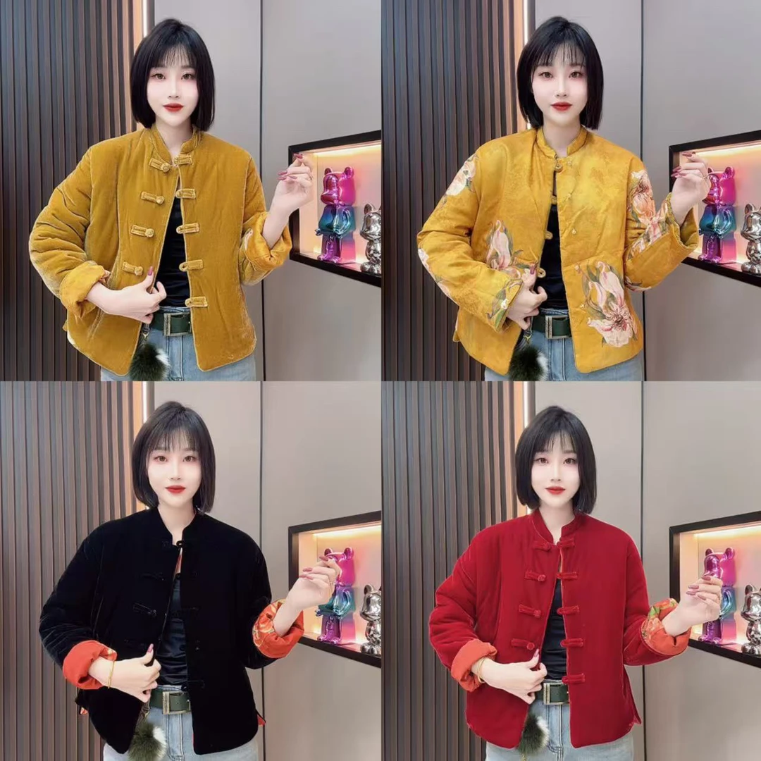 敏宝儿➕SS1707净版盘口丝绒两穿外套