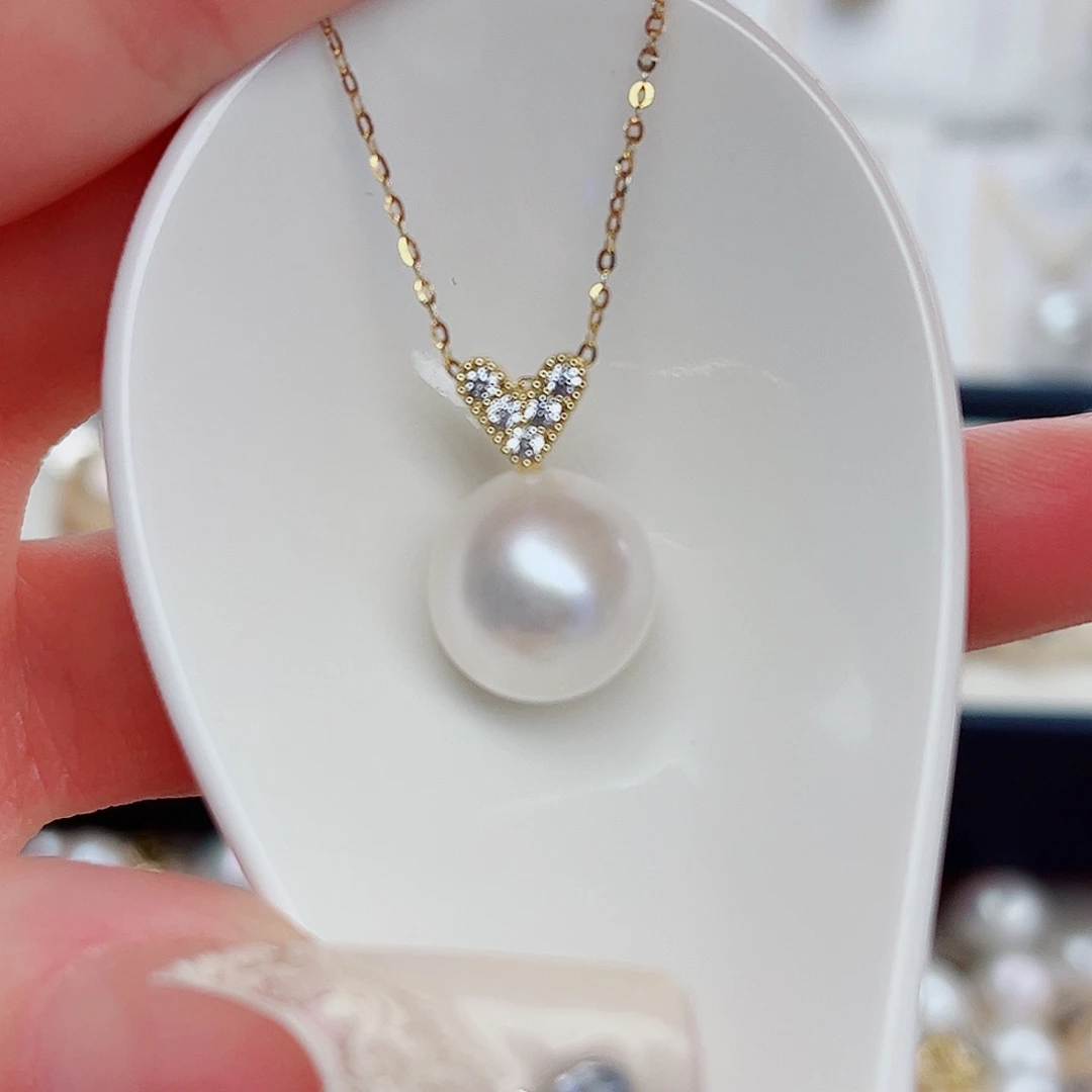 未镶嵌淡水珍珠吊坠(赠链)