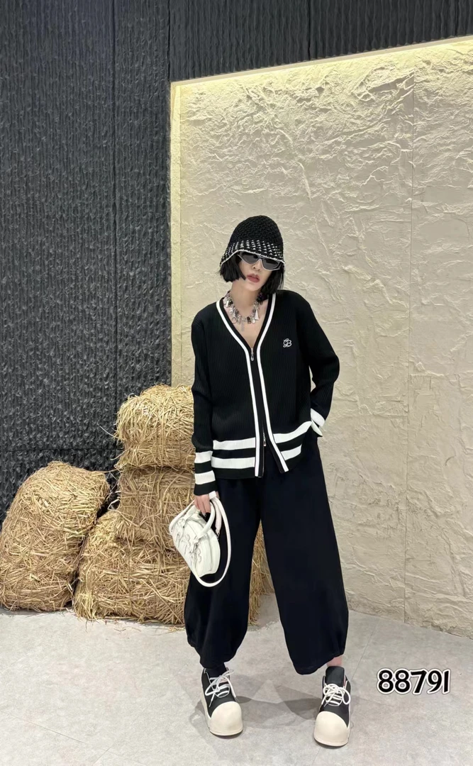 【Am】气质时尚小香大码针织衫大码女装上衣88791