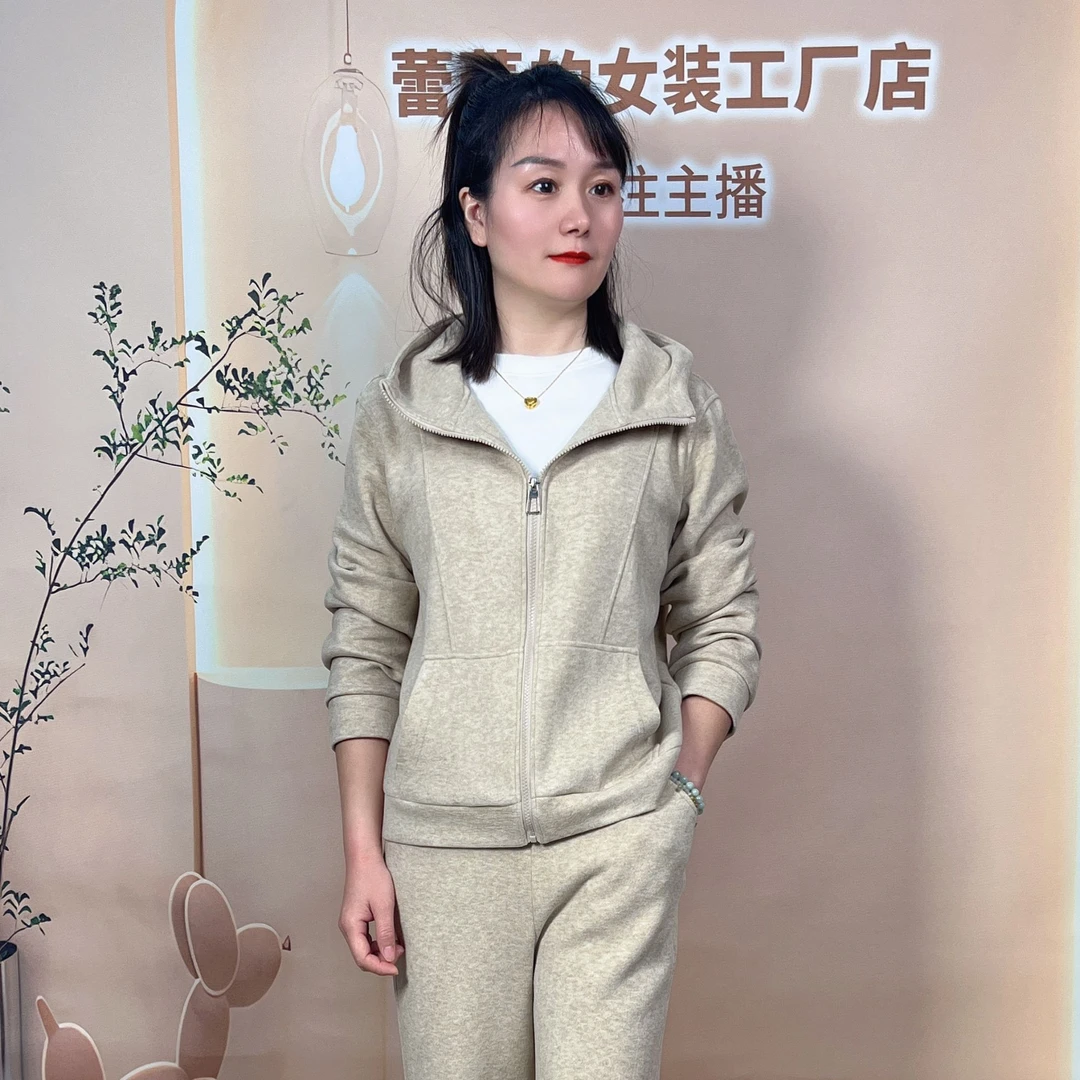 2025春季新款女装时尚百搭休闲连帽外套01-上衣