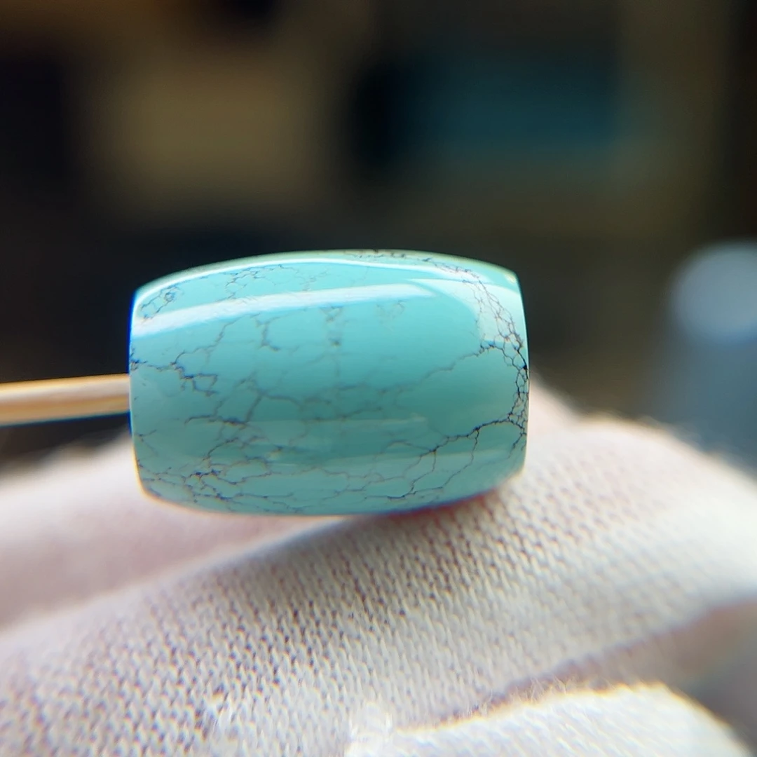 绿松石珠宝奇石未镶嵌13.4x19.1