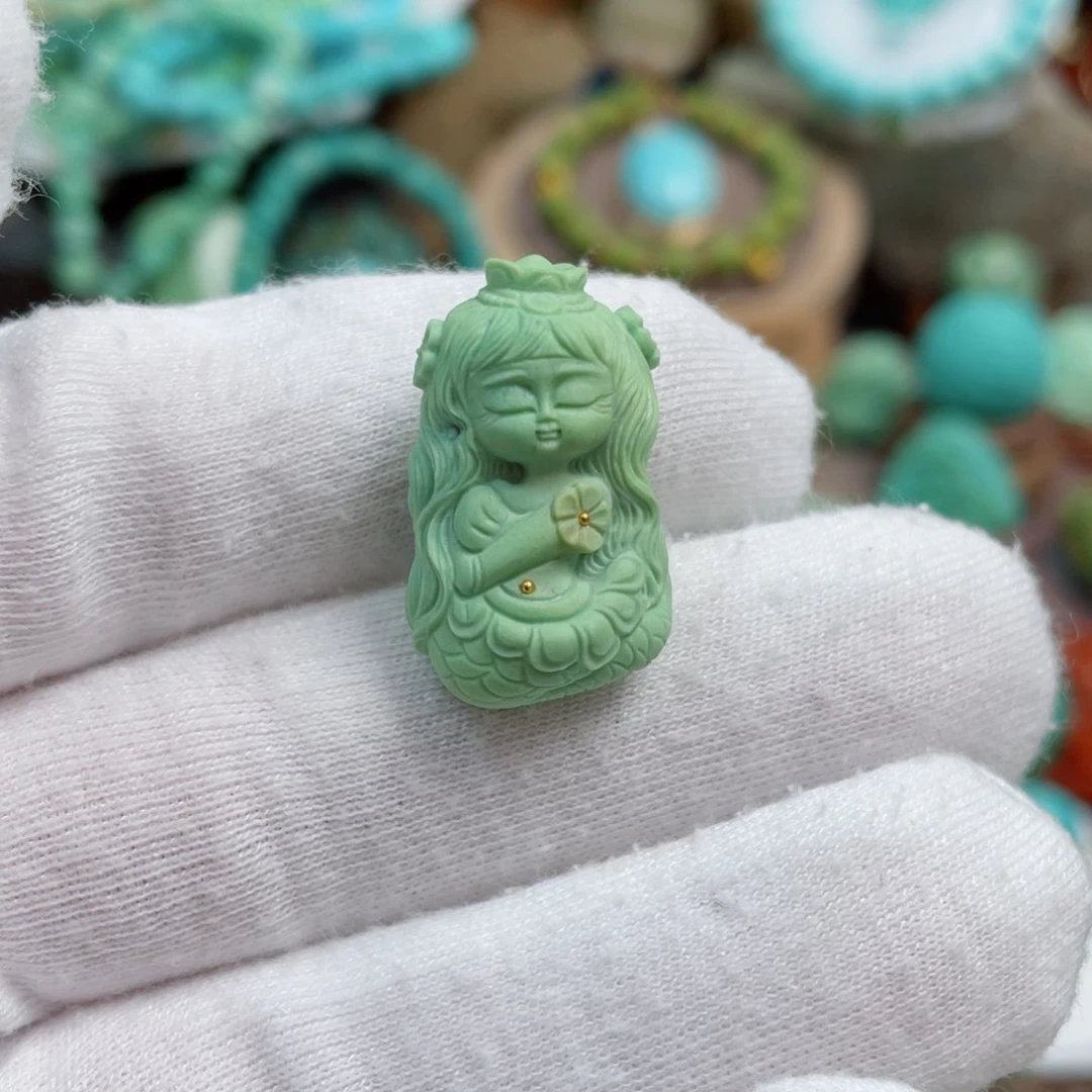 绿松石珠宝奇石未镶嵌