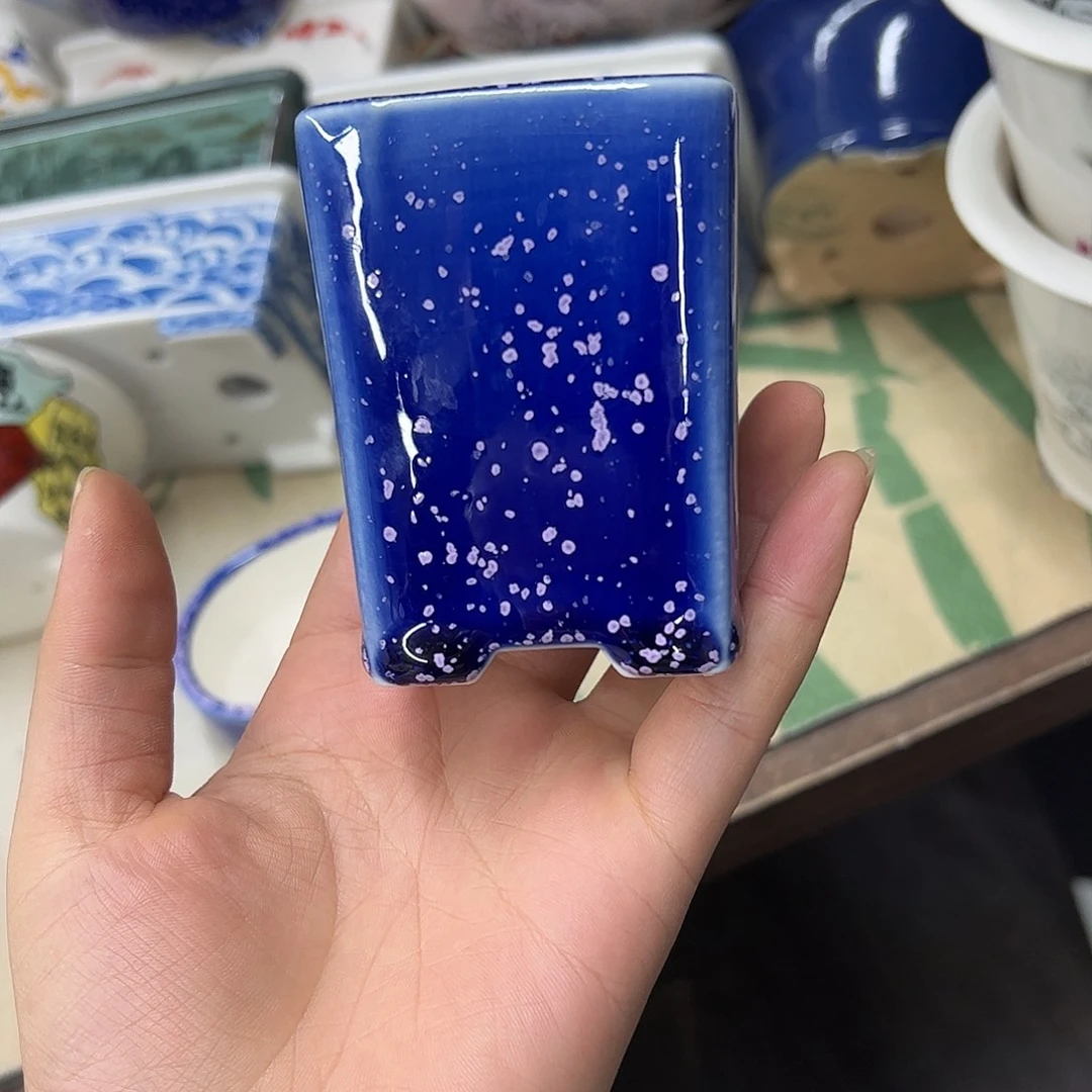 紫砂花盆902号瑕疵6/7cm窑变