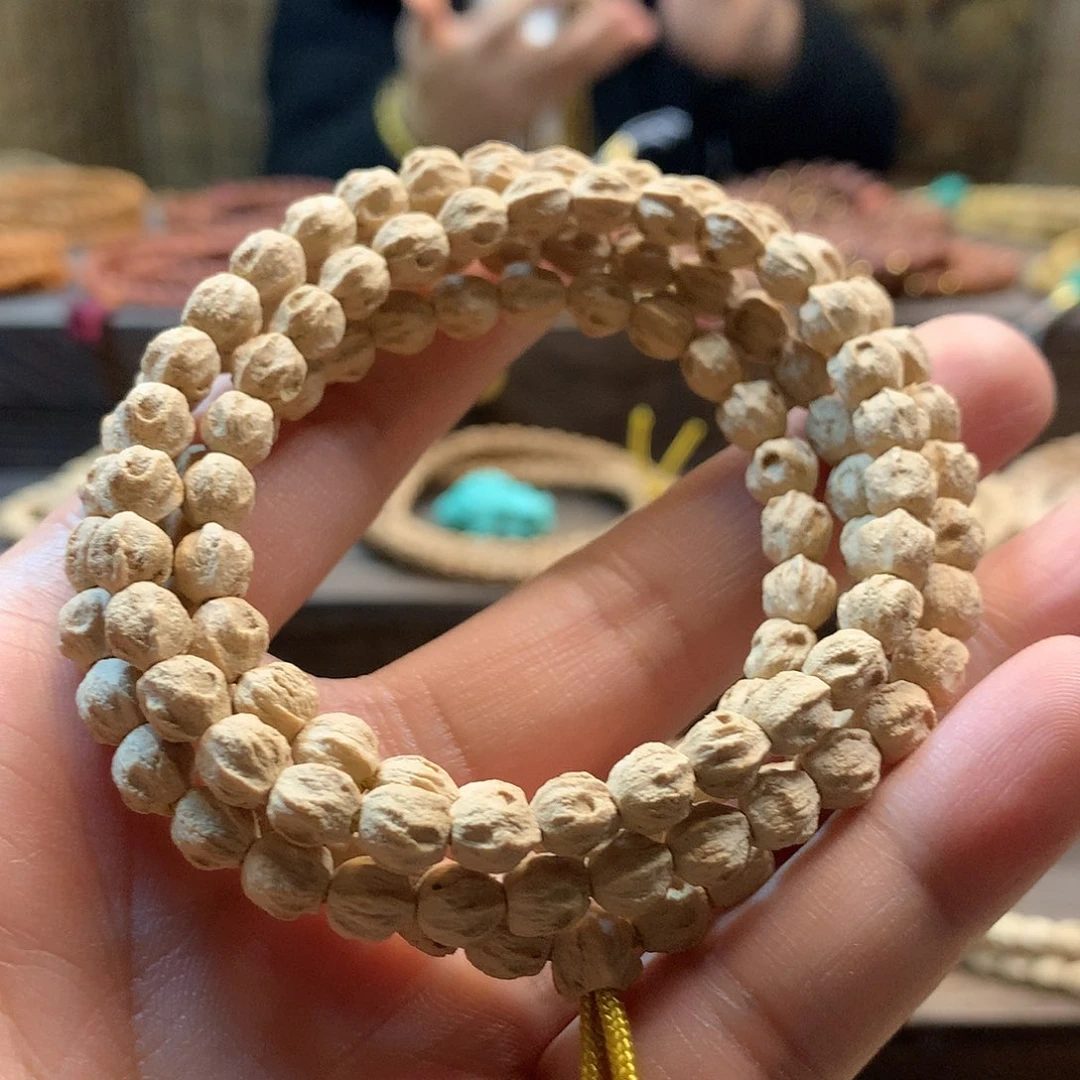 柏香籽/百香籽吊坠原桩微磨龙脊深坑鬼