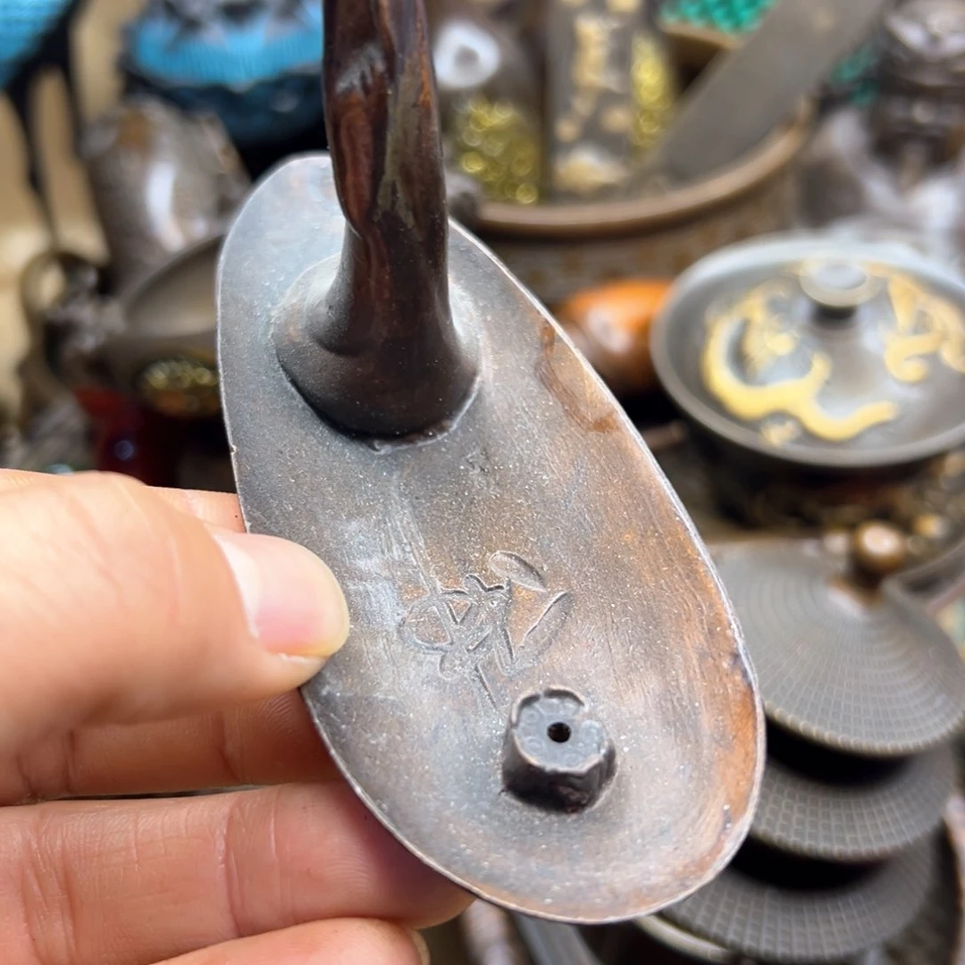 铜摆件欢迎欢迎你