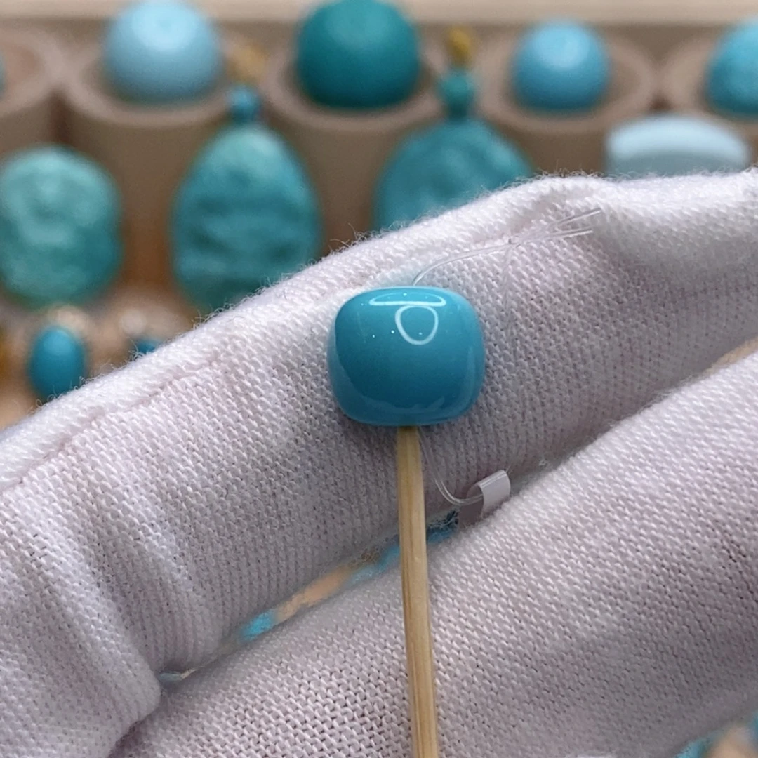 绿松石未镶嵌珠宝奇石9.5mm