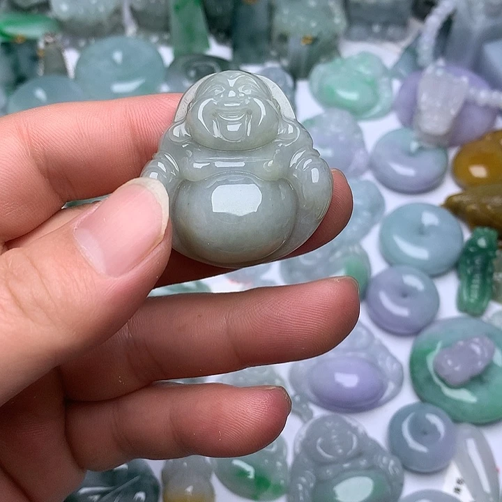 翡翠未镶嵌颈饰天然翡翠