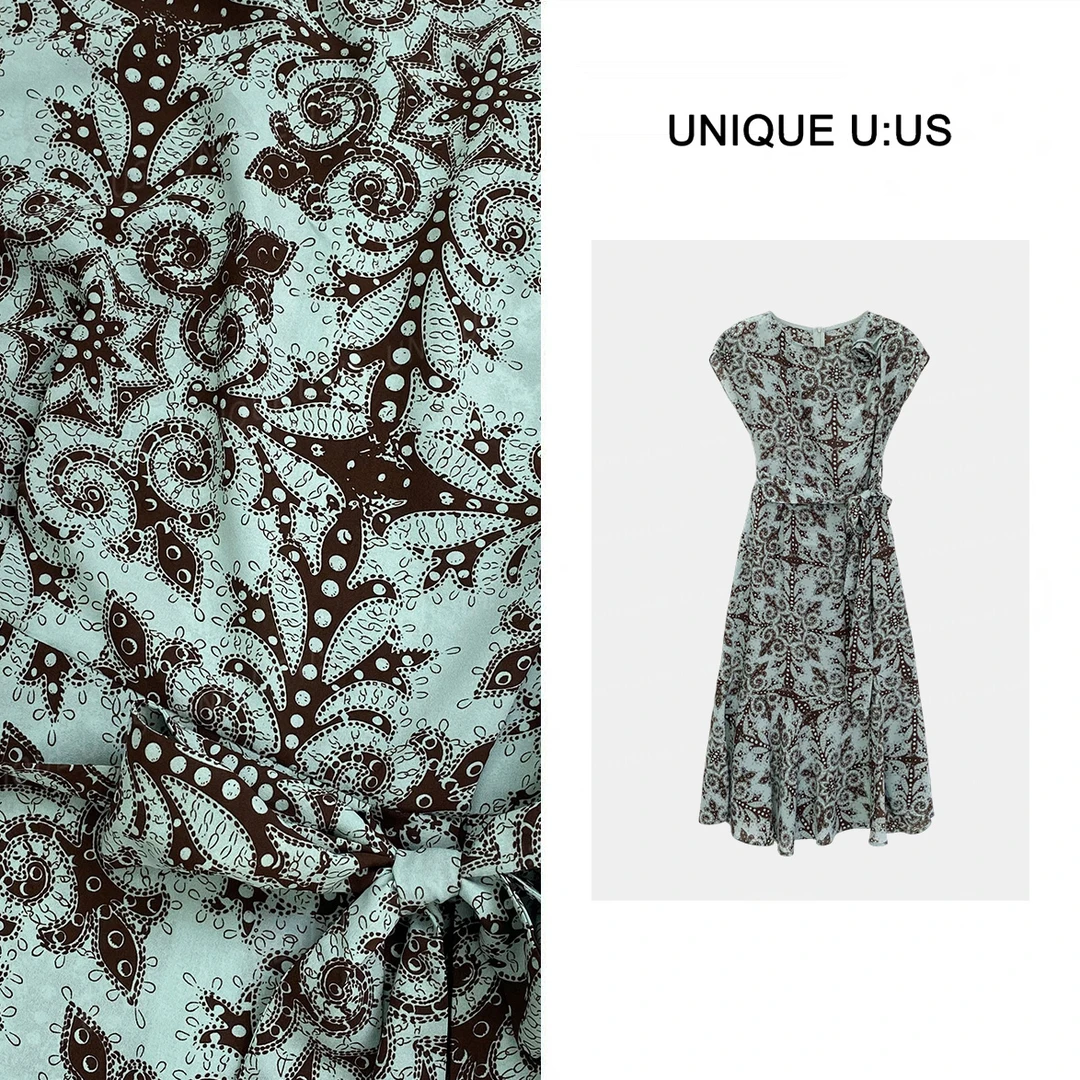 【TangTang·Studio】薄雾清晨收腰气质显瘦女装连衣裙-252115