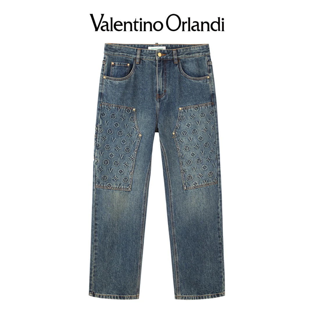 VALENTINOORLANDI/华伦天奴.奥兰迪男士春季新款时尚牛仔裤男款
