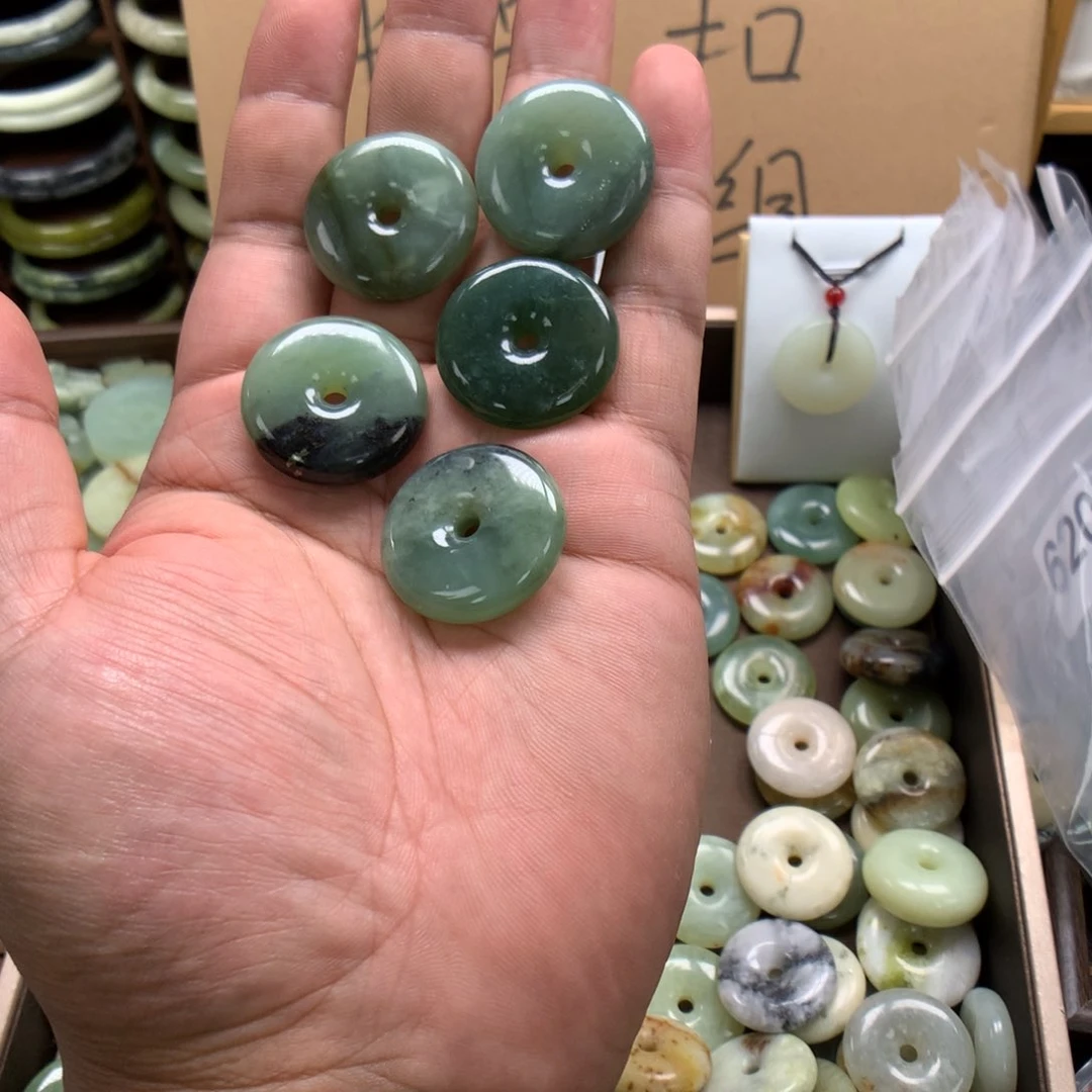 合金蛇纹石玉手镯