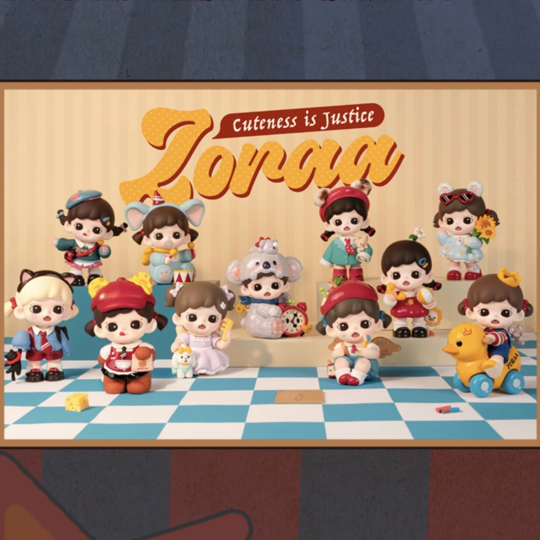 【拆盒】BabyZorra八代可爱即正义系列盲盒玩法手办潮玩摆件