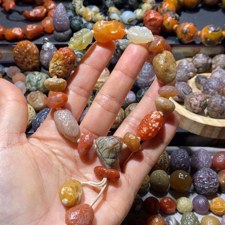 有机玻璃玛瑙原石放漏