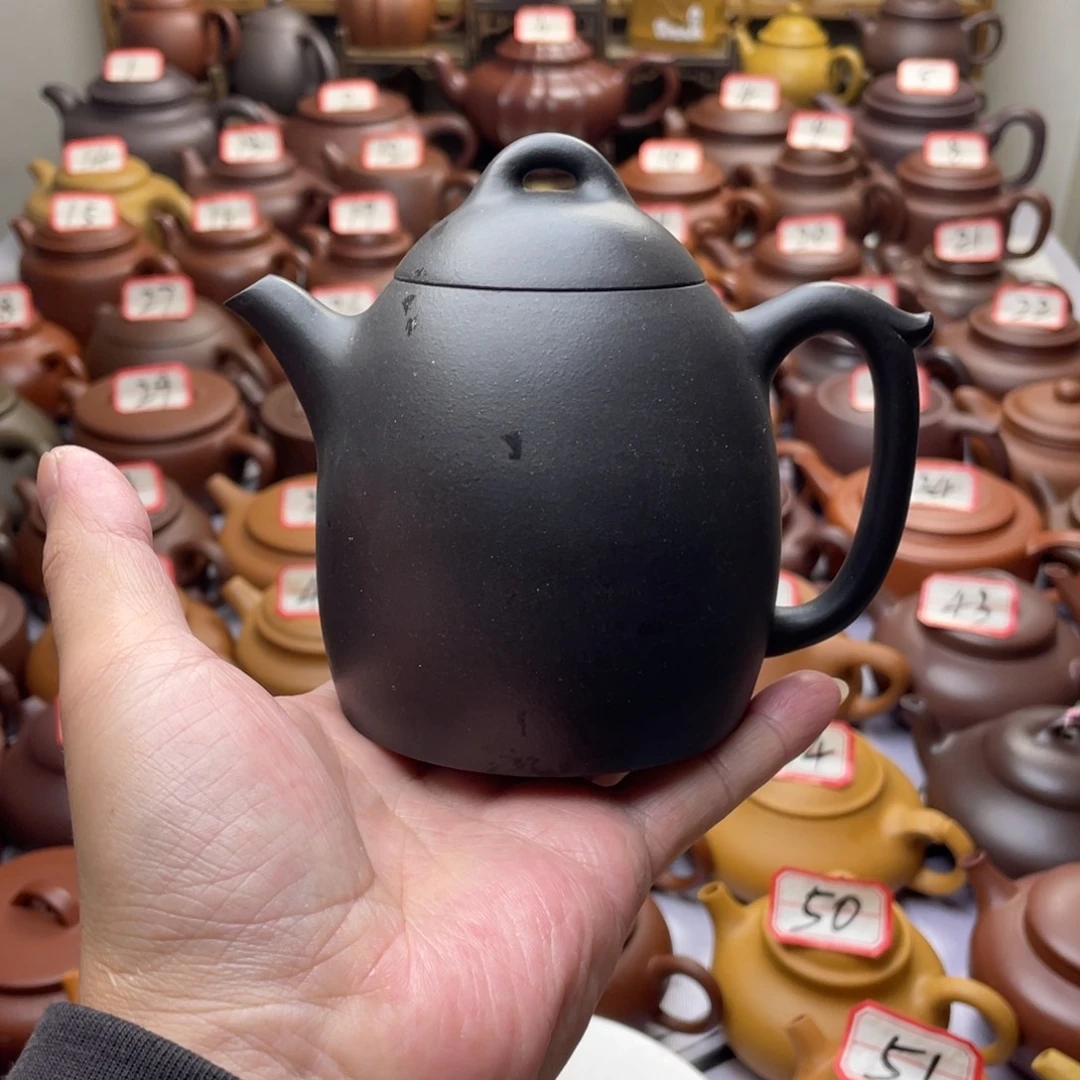 紫砂茶壶宜兴紫砂半手工