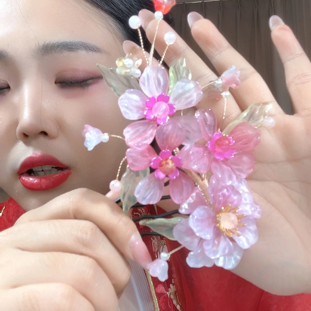 醋酸铁合金古风发簪