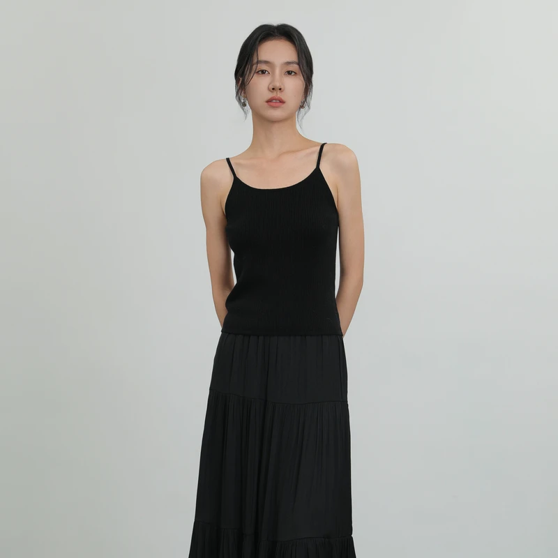 【夏季新款】AIRIQI都市通勤简约显瘦百搭针织无袖背心AH42BX139