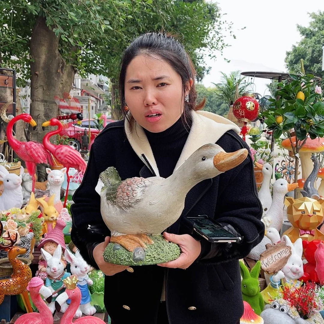 【闪购商品】无铅玻璃花园摆件&000&